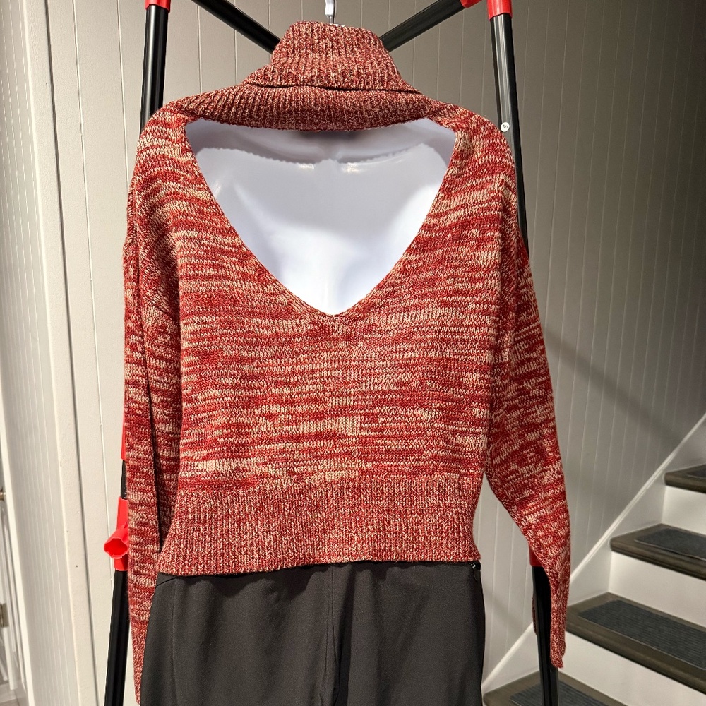 MIA JOY joyfolie sweater Size S Burgundy